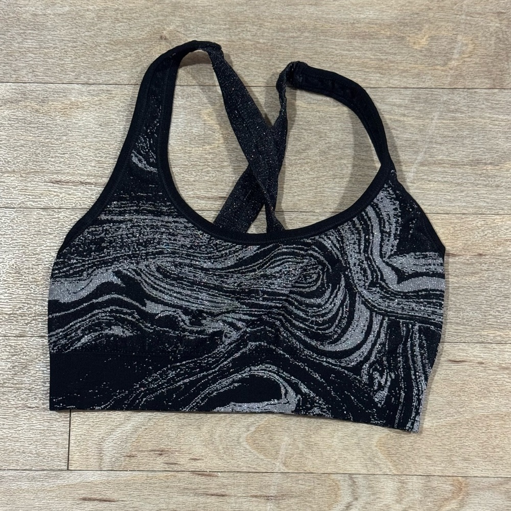 Athleta Aurora Seamless Shine Sports Bra Size Small